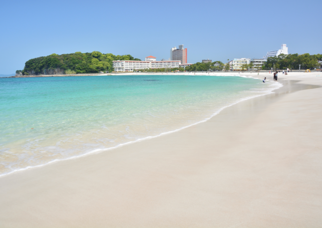 和歌山県白良浜の海岸